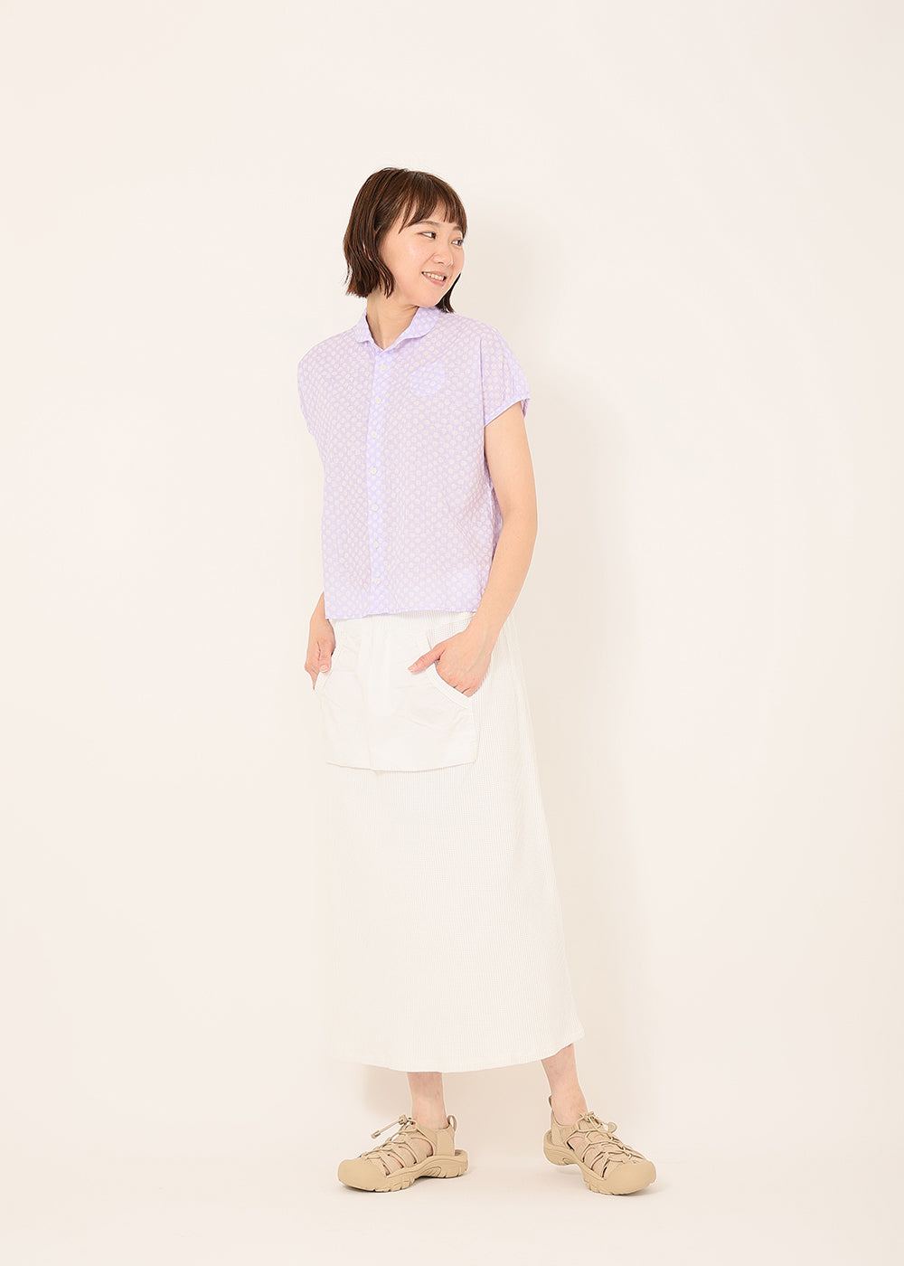 ラベンダー　model：170cm