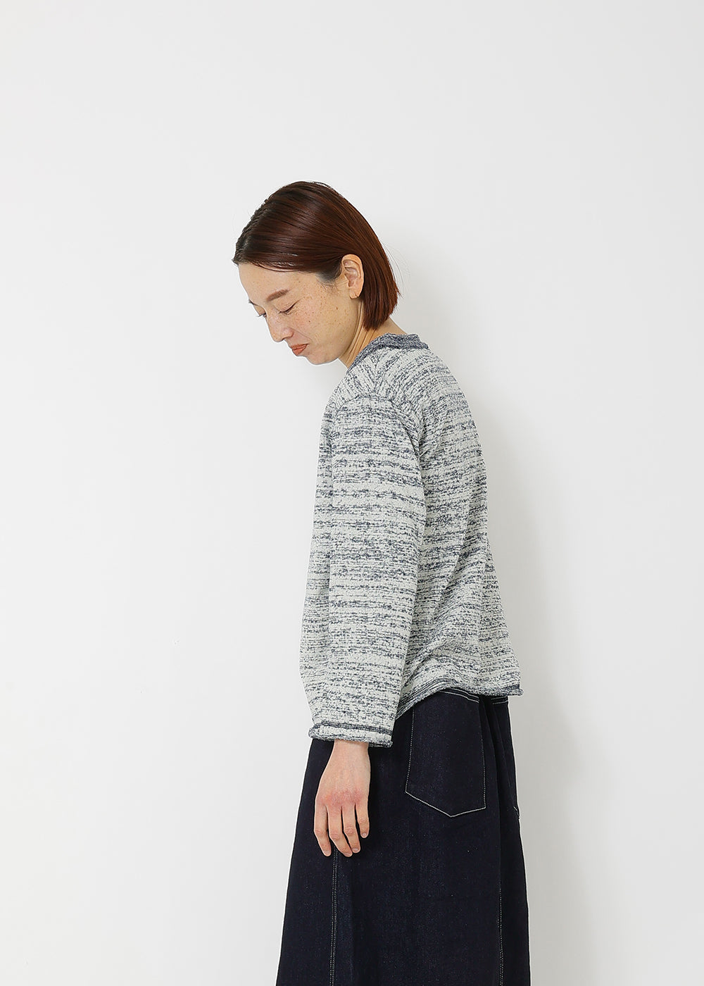 ネイビーMIX　model：164cm
